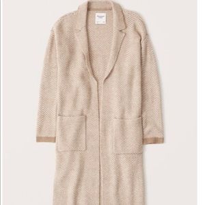 Abercrombie coatigan size medium